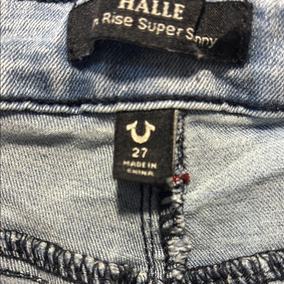 True Religion “Halle High Rise Super Skinny” Woman Jean Size 27 - Picture 6 of 7